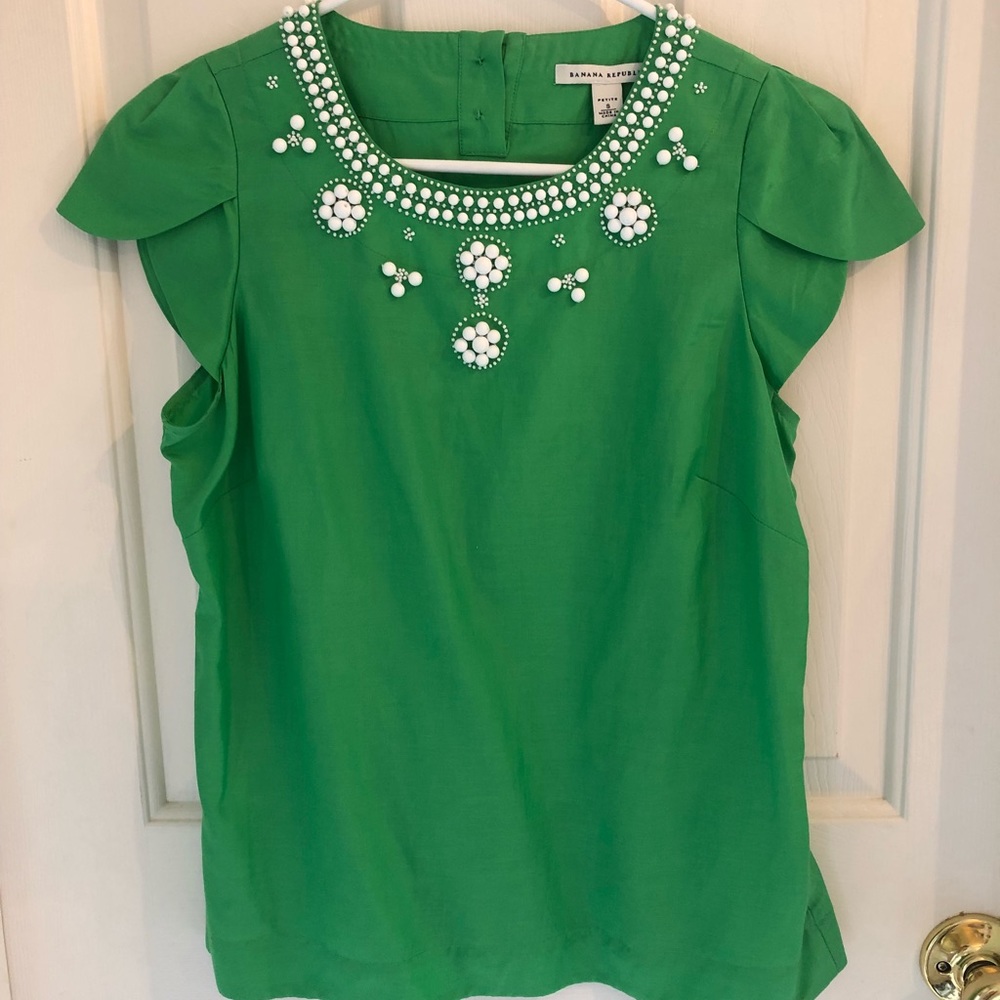 Banana Republic cap sleeve top